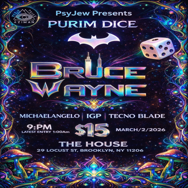 Purim Dice - Psytrance + Techno (Free Entry)